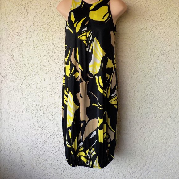 *Black & Yellow MNG Suit Bubble Dress- Size XS - Picture 2 of 8